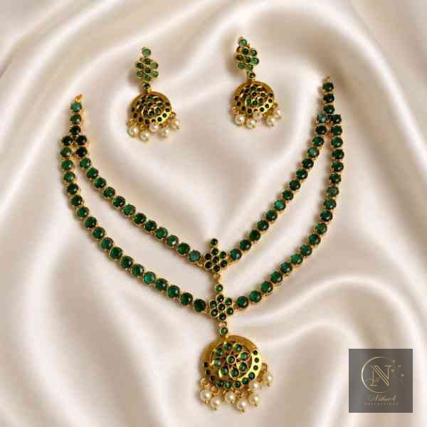 Emrad green Double Layer Adiyal NCNC054