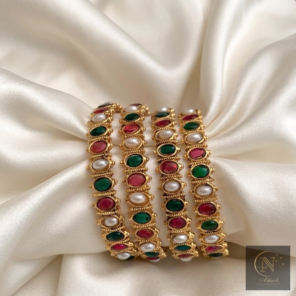 Navarathna Bangle Multi (2 Pieces) NCCH030