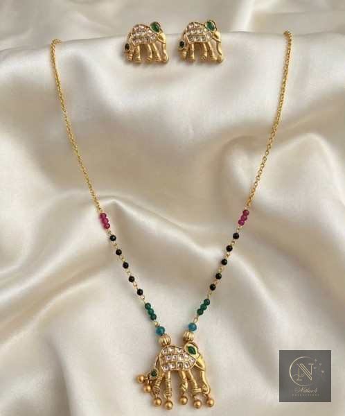 Minimal Haathi Necklace NCNC081